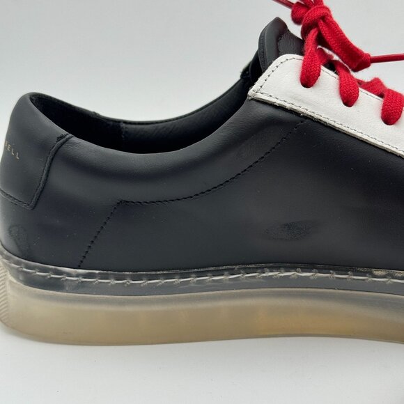Oliver Cabell Low 1 Metropolis Sneakers Distressed Leather Suede Toe Cap Retro - Picture 6 of 11